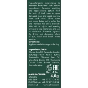 SYLVECO Baume a Levre 4.6g - Baume à Lèvres - Baume a Levre Hydratant Pour Femmes et Hommes - Baume Levre aux Ingrédients Nat