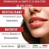 Gommage Levre Exfoliant Au Piment Pour Des Lèvres Rosées - 15ml, Formule Naturelle, Bio, Arome Fruits Des Bois, Zero Déchet, 