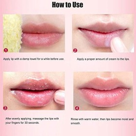 Baume à lèvres Propolis Lèvres Gommage Exfoliant Réparateur Hydratant Lèvres Gel Peau Morte Soins Lèvres Allaitement Gel Peau