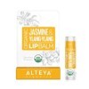 Alteya Organic Baume à lèvres au Jasmin et Ylang-Ylang 4.5g - Certifiée organique USDA naturelle Baume à lèvres Basé sur dhu