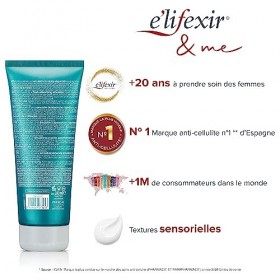 Elifexir Minucell - Crème anti cellulite | Réduit la cellulite et la peau dorange | Arrête lapparence des vergetures | Café