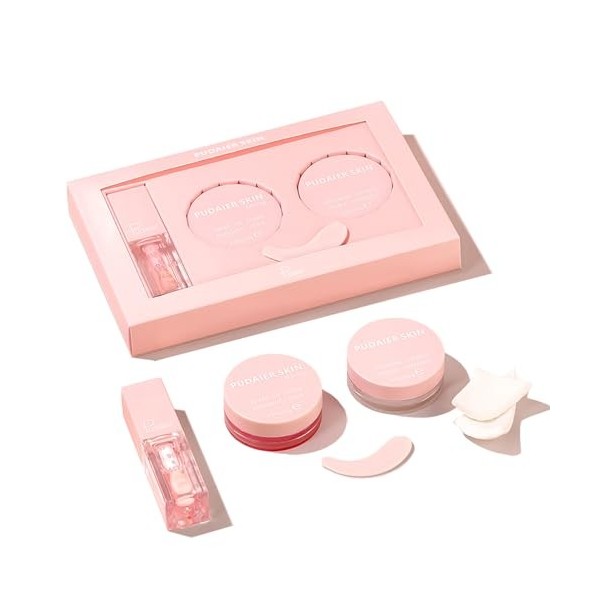 Bekoeen Lot de 3 kits de soin pour les lèvres, exfoliant au sucre, masque à lèvres et huile de lèvres plumping, hydratant et 