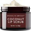 Brooklyn Botany Exfoliant à lèvres 28 g – Hydratant pour les lèvres sèches et gercées – Exfoliant doux pour les lèvres lisses