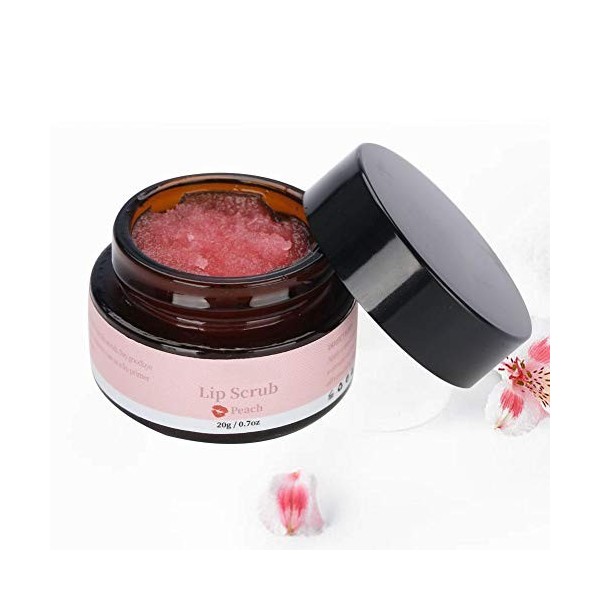 Sonew Exfoliant Lèvres Gommage Lèvres, Nourrissant Élimine les Cuticules Crème Lèvres Lèvres, Gommage pour les Lèvres Peut Ré