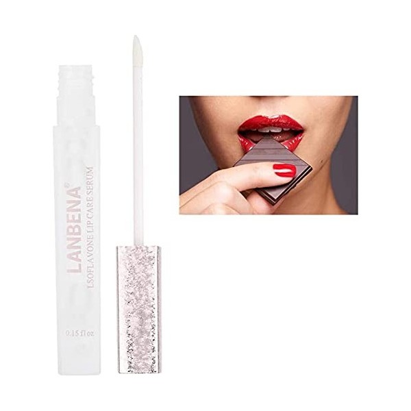 Baume à Lèvres, Lip Plumper Gloss, entièrement la Lèvre pleines rapidement Brillant Lèvres Clair, Renforcer Lèvres Hydratées 