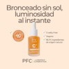 PFC Gouttes autobronzantes 30ml Visage et Corps. Unisexe. A Mélanger avec Votre Crème Habituelle. Bronzage Naturel et Progres