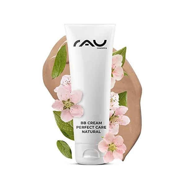 RAU Cosmetics BB Cream Perfect Care Natural 75 ml - Soin du visage hydratant et du maquillage en un seul - caché de piolet, p