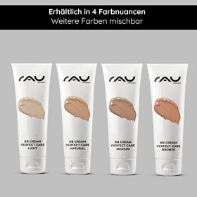 RAU Cosmetics BB Cream Perfect Care Natural 75 ml - Soin du visage hydratant et du maquillage en un seul - caché de piolet, p