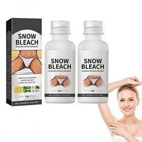 2Pcs Crème éclaircissante, Crème Blanchissante pour Les Parties Intimes, Zones Intimes éclaircissant la Crème, Crème pour la 