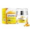 Crème Pour Le Visage à La Vitamine C, Crème Hydratante et éclaircissante, Crème Anti-Taches De Rousseur À La Vitamine C, Tach