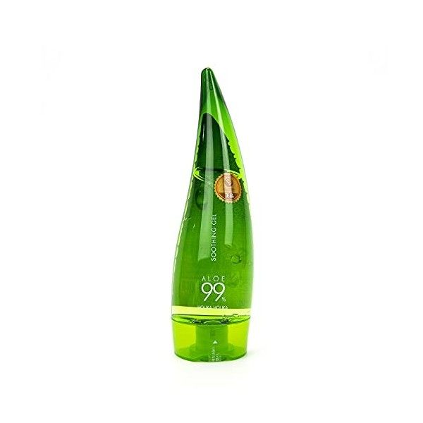 Holika Holika Aloe 99% Soothing Gel avec 99% de Jus de Feuilles dAloès de lIle Vierge de Jeju, 250 ml