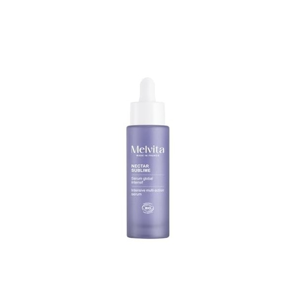 Melvita - Nectar Sublime - Sérum Nourrissant et Apaisant - Soin Global Intensif - Pour une Peau Nette, Purifiée et Exfoliée -