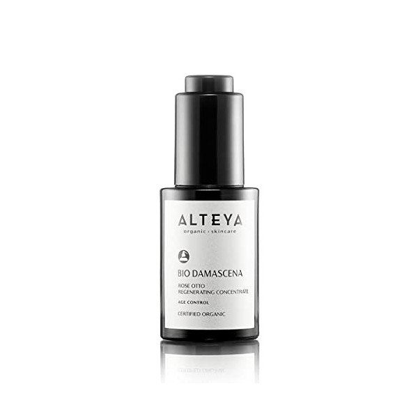 Alteya Organics - Concentré régénérant certifié bio - 30 ml - Sérum pour le visage primé à lhuile de rose bio bulgare - Régé