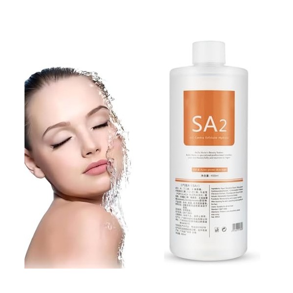 Aqua Peeling Solution SA2 400ml, Soins de la peau du visage Dermabrasion Sérum facial Liquide, Nettoyage de Sérum Spécial pou