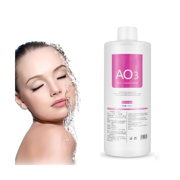 Aqua Peeling Solution AO3 400ml, Soins de la peau du visage Dermabrasion Sérum facial Liquide, Nettoyage de Sérum Spécial pou