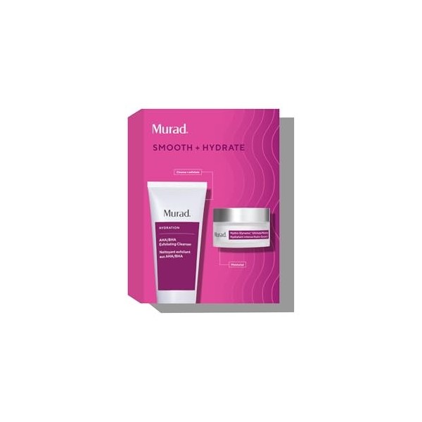 Murad Smooth + Hydrate Kit – dune valeur de 128 £, économisez 40% – 2 tailles complètes pour démarrer une peau hydratée et s