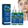 2PCS Organic Anti-Wrinkle Serum Blue Gentian & Edelweiss，Natural Cosmetics Natural Anti Ageing Face Serum/Face Care Concentra