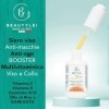 BEAUTYLEI | Sérum Booster Multivitaminé Visage Cou, Anti-taches, Anti-Âge, Illuminateur, Hydratant, Vitamine C, Vitamine E, B