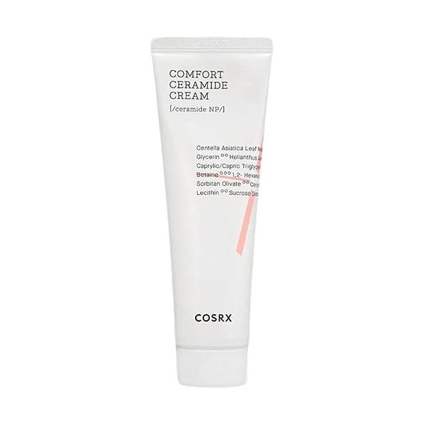 COSRX Crème Confort équilibré aux céramides, 2,82 oz/80g, Soin hydratant pour le visage apaisant et longue durée, 50% de Cent