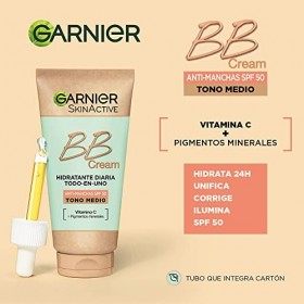 Skinactive Bb Cream Antimanchas Spf50 Medio 50 Ml