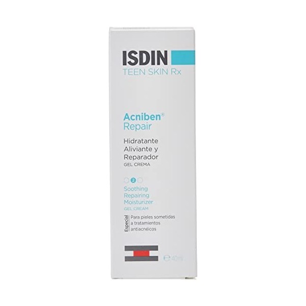 Isdin Acniben Repair Gel Moisturizing & Repar Cream 40 Ml