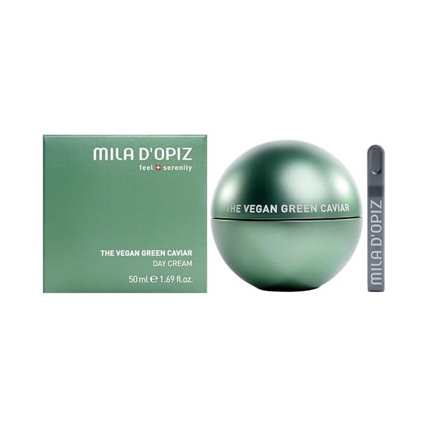 The Vegan Green Caviar Day Cream by Mila D Opiz for Women - 1.69 oz Cream