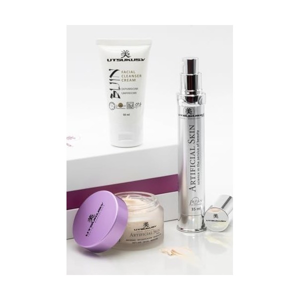 ARTIFICIAL KIN - Kit Mantenimiento en casa Artificial Skin Crema 50ml + Serum 35ml + Depuradora 50ml - kit