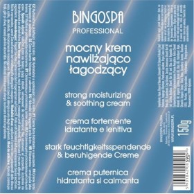 Crème hydratante et apaisante puissante, 150 g. BINGOSPA