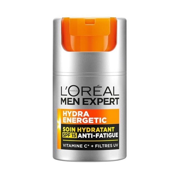 LOréal Men Expert - Sérum Shot Vitamine C pour Homme - Hydrate & Illumine - Concentré en Vitamine C Pure 10% - Usage Quotidi