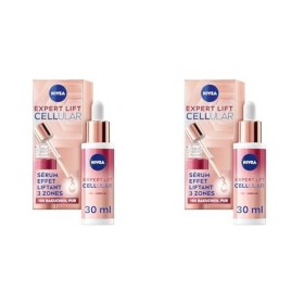 NIVEA Cellular Expert Lift Sérum visage effet liftant 3 zones 1 x 30 ml , Soin visage anti-rides concentré en Bakuchiol, Sér