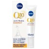 NIVEA Q10 Energy Soin Contour des Yeux 1x15 ml , crème anti rides yeux enrichie vitamine C & Guarana antioxydants, crème ant