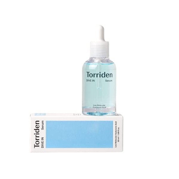 TORRIDEN DIVE-IN Low Molecular Weight Hyaluron Serum 50ml + 4ml échantillon de crème - Soin anti-âge coréen à base dhyaluron