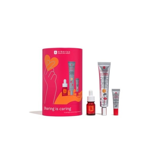 Erborian - Le Meilleur dErborian - Coffret CC Crème x Skin Therapy - CC Crème Doré 45ml + Skin Therapy 10ml + CC Eye Doré 3m