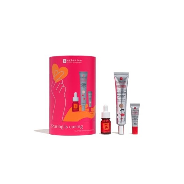 Erborian - Le Meilleur dErborian - Coffret CC Crème x Skin Therapy - CC Crème Clair 45ml + Skin Therapy 10ml + CC Eye Clair 