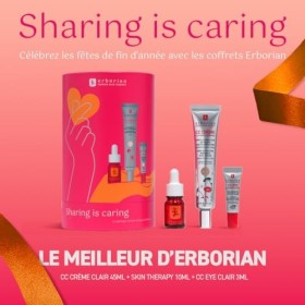 Erborian - Le Meilleur dErborian - Coffret CC Crème x Skin Therapy - CC Crème Clair 45ml + Skin Therapy 10ml + CC Eye Clair 