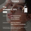 COSRX Sérum à la vitamine C pure à 23% avec vitamine E acide ascorbique et acide hyaluronique, sérum hydratant pour le visa