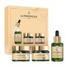 La Provençale - Coffret Cadeau Femme Noël Or de Jouvence - Pour Peaux Matures - 3 Produits - Sérum Anti-Âge, Crème Redensifia