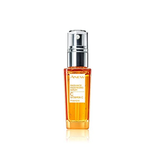 Avon Anew Sérum maximisant léclat de la vitamine C 30 ml, contient 10 % de vitamine C, réveille léclat de la peau, réduit l