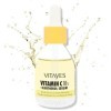 Vitayes Vitamin-C 10 % + Sérum panthénol - Rajeunissement de la peau très efficace - Anti-rides - Blanchissant - Hydratant - 