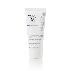 Pamplemousse Crème Protectrice Yonka 50ml - Peaux Normales à Grasses - Effet Éclatant et Anti-Teint Terne - Vitamine C et Hui