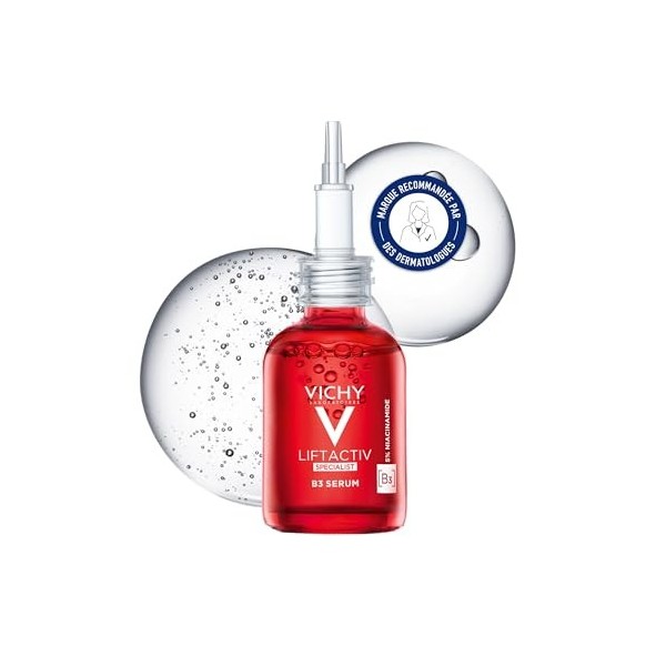 Vichy, Liftactiv Specialist, Sérum Anti-Rides & Anti-Taches B3, Unifie & Repulpe, Enrichi en Niacinamide, Acide Glycolique & 