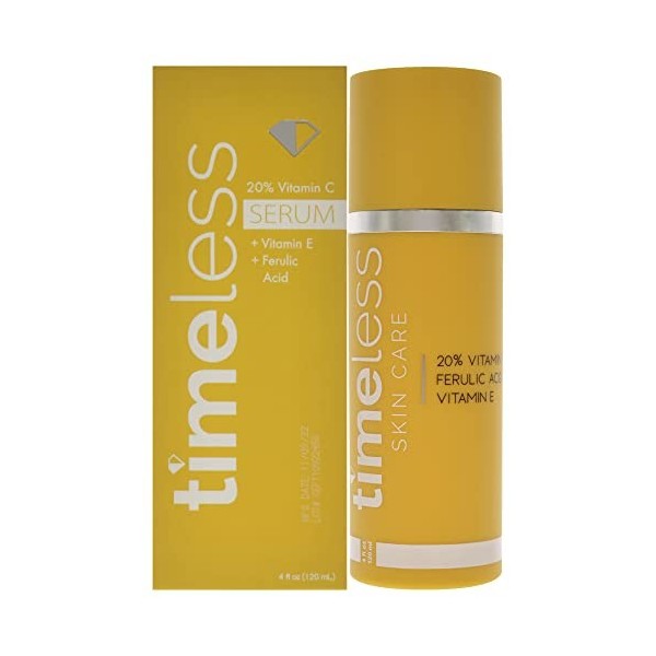 Timeless Skin Care 20% Vitamin C Serum + Vitamin E + Ferulic Acid 120ml