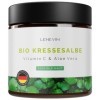 Lenevin BIO Pommade de Cresson pour Taches - Cosmétique Naturelle pour Peau Sensible - Crème Pigmentaire avec Aloe Vera, Vita