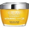 Olay Vitamine C + AHA24 Crème visage gel de nuit avec vitamine C, AHA et niacinamide pour un teint lumineux et uniforme, 50 m