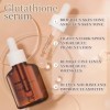 Allony Glutathion Serum Visage, 2PCS Serum Hydratant Visage, Sérum à la Niacinamide et aux Vitamine C, Glutathione Blanchir P