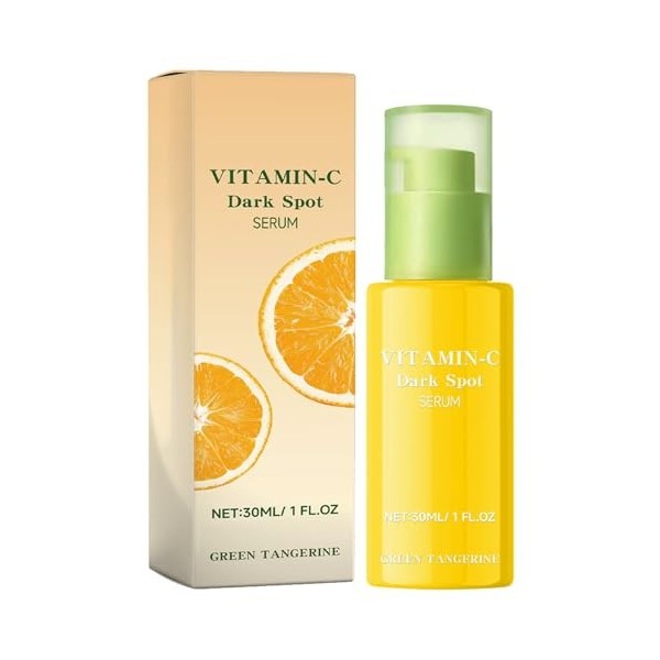 Vitamine C Sérum Visage,Sérum de Vitamine C,Sérum Facial Anti-âge de Vitamine,Serum Vitamine C Visage,Sérum Vitamine C Anti-â