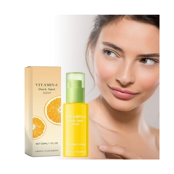 Vitamine C Sérum Visage,Sérum de Vitamine C,Sérum Facial Anti-âge de Vitamine,Serum Vitamine C Visage,Sérum Vitamine C Anti-â