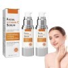 Dyceittdia 2pcs Vitamine C Essence, Vitamine C Essence Anti-âge et Blanchissante, Essence Vitamine C Niacinamide, Réduire les