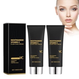 Grgowe 2Pc Niacinamide Vitamin C Black Tube Skin Cream,Black Skin Cream With Niacinamide And Vitamin C,Niacinamide Vitamine C