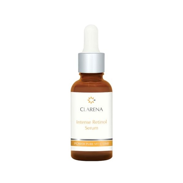 Clarena - Sérum rétinol intensif 30 ml - Sérum intense au rétinol - Le sérum contient 0,3 % de rétinol pur - Rétinol hydraté 